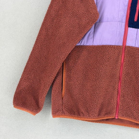 Cotopaxi Trico Hybrid Color Block Fleece Hooded Jacket XL Multi Lavender - Picture 3 of 13
